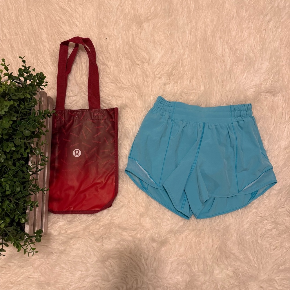 SOLD! Lululemon Blue Hotty Hot Shorts 4